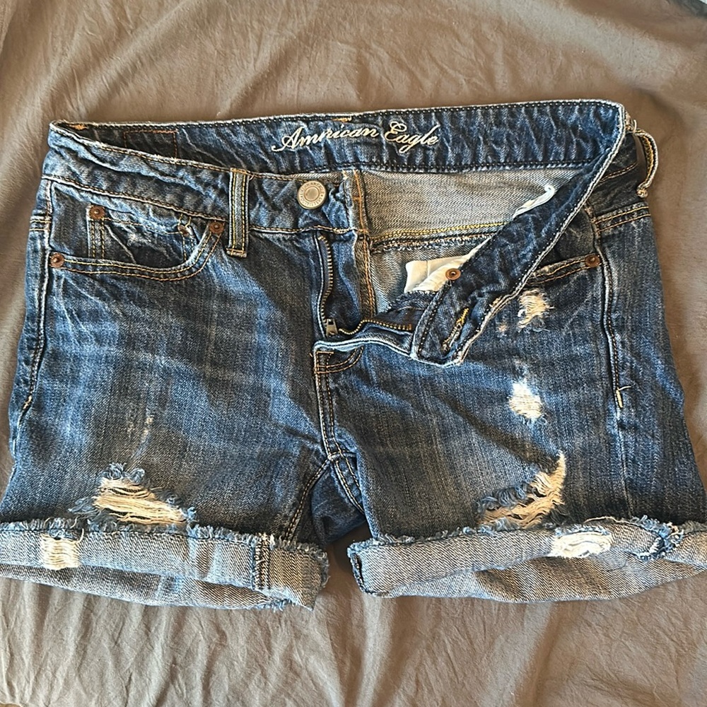 american eagle jean shorts